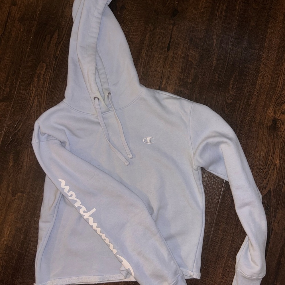 Champion Women's Sky Blue Hoodie
